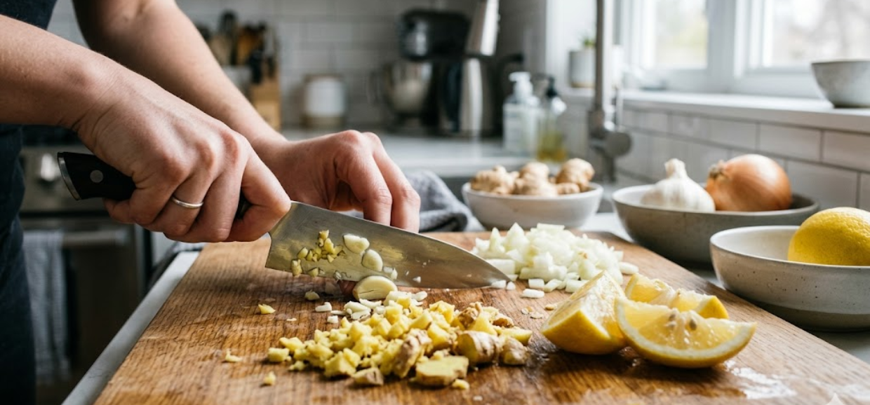 STEP 1 – CHOPPING INGREDIENTS